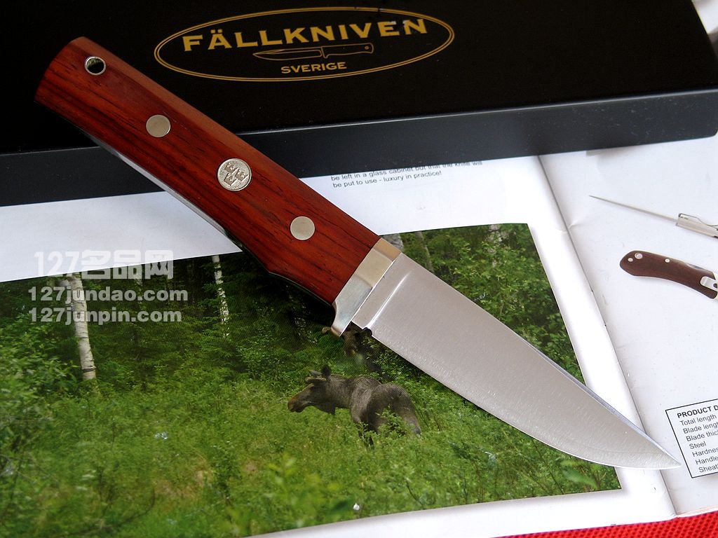 瑞典FK Fallkniven TK1L 3G经典檀木柄皇家手工 名刀 