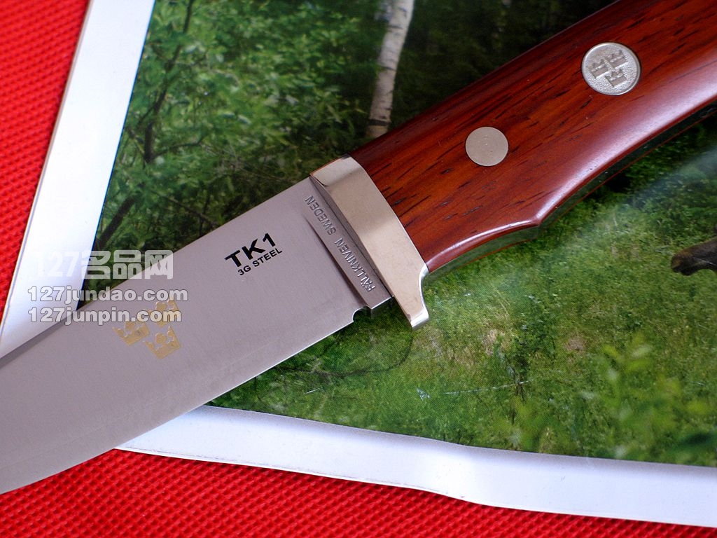 瑞典FK Fallkniven TK1L 3G经典檀木柄皇家手工 名刀 