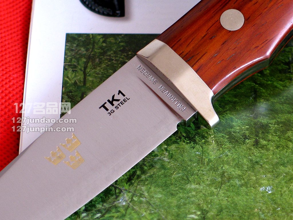 瑞典FK Fallkniven TK1L 3G经典檀木柄皇家手工 名刀 