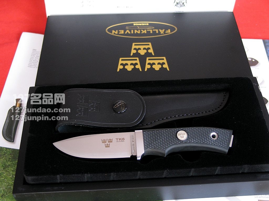 瑞典FK Fallkniven TK6皇家手工刀 3G钢福克尼文名刀