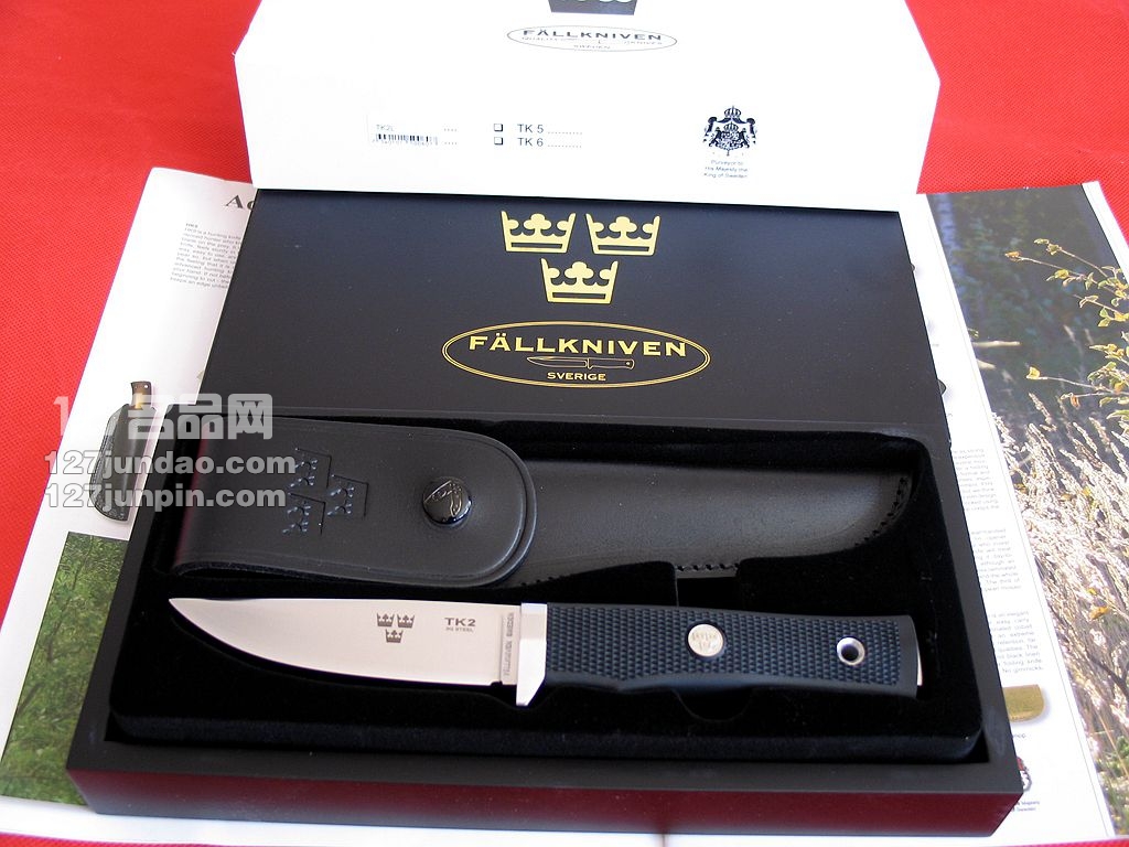 瑞典FK Fallkniven TK2皇家手工刀3G皇家军刀 127名品网