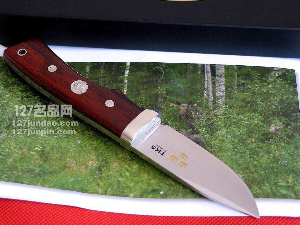 瑞典FK Fallkniven TK5L 3G黄檀木柄手工刀 世界名刀