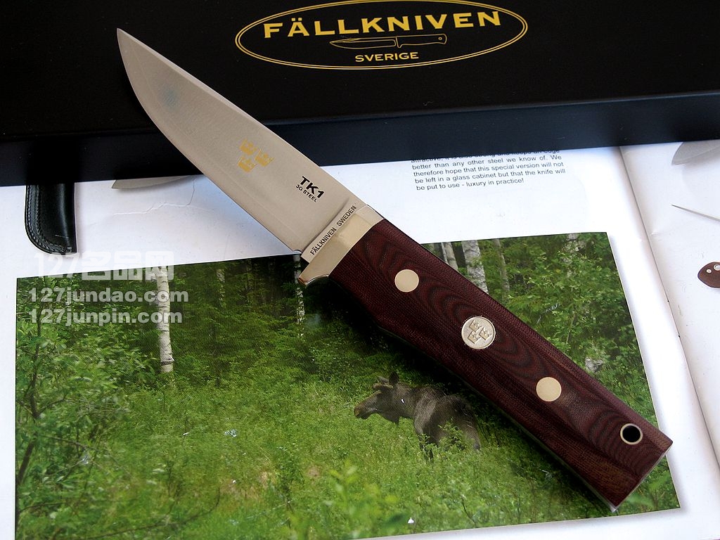 瑞典FK Fallkniven TK1MML皇家手工刀福克尼文3G超级军刀