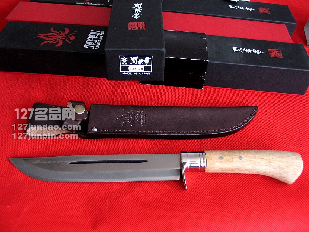 日本关兼常 Kanetsune KB-140 狩猎刀