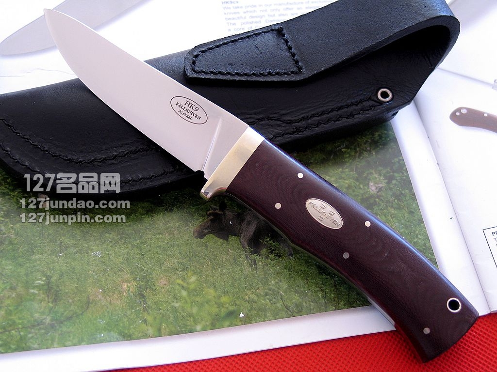 瑞典FK Fallkniven HK9 3G经典猎刀 福克尼文名刀 127名品网