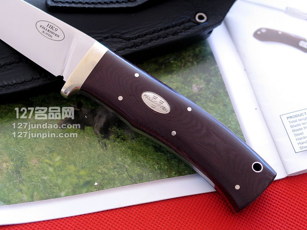 瑞典FK Fallkniven HK9 3G经典猎刀 福克尼文名刀 127名品网