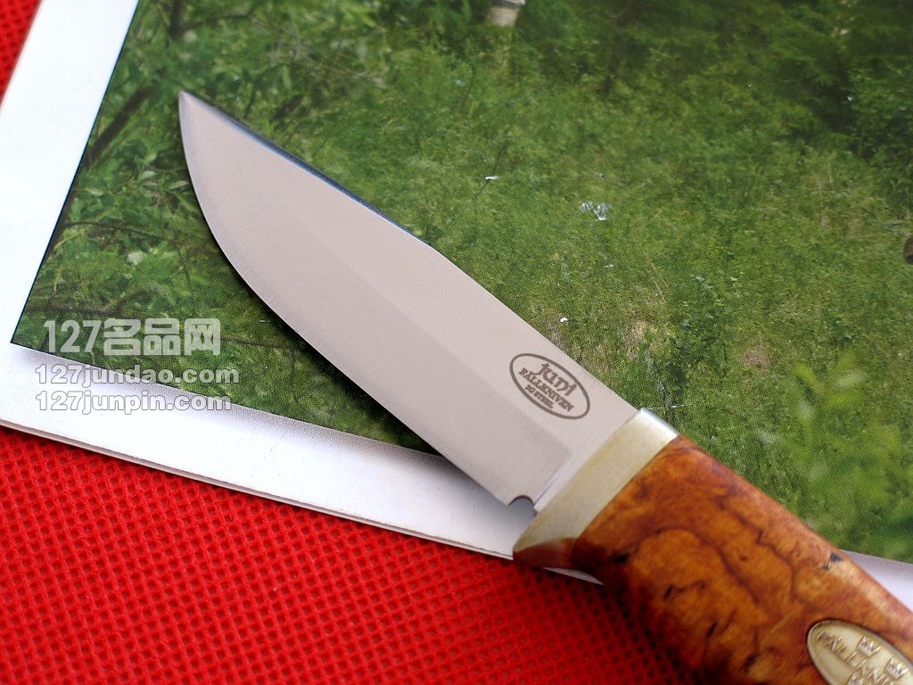 瑞典FK Fallkniven SK3小型直刀桦木柄3G世界名刃 福克尼文127名品