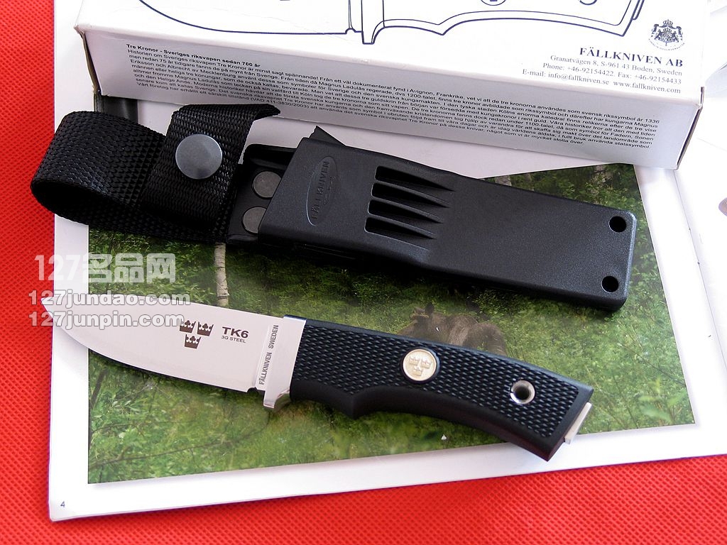 FK Fallkniven瑞典 TK6Z 福克尼文世界名刀 军刀 127名品网