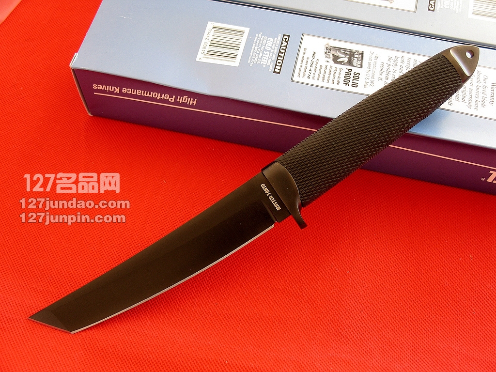 美国冷钢Cold Steel13QBN 二代3V小号武士 日本刀  正品军刀127名