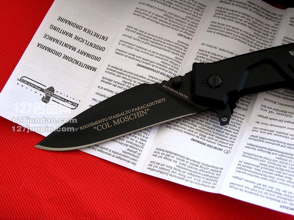 意大利Extrema Ratio极端武力MF2特种部纪念版战术折刀世界名刀