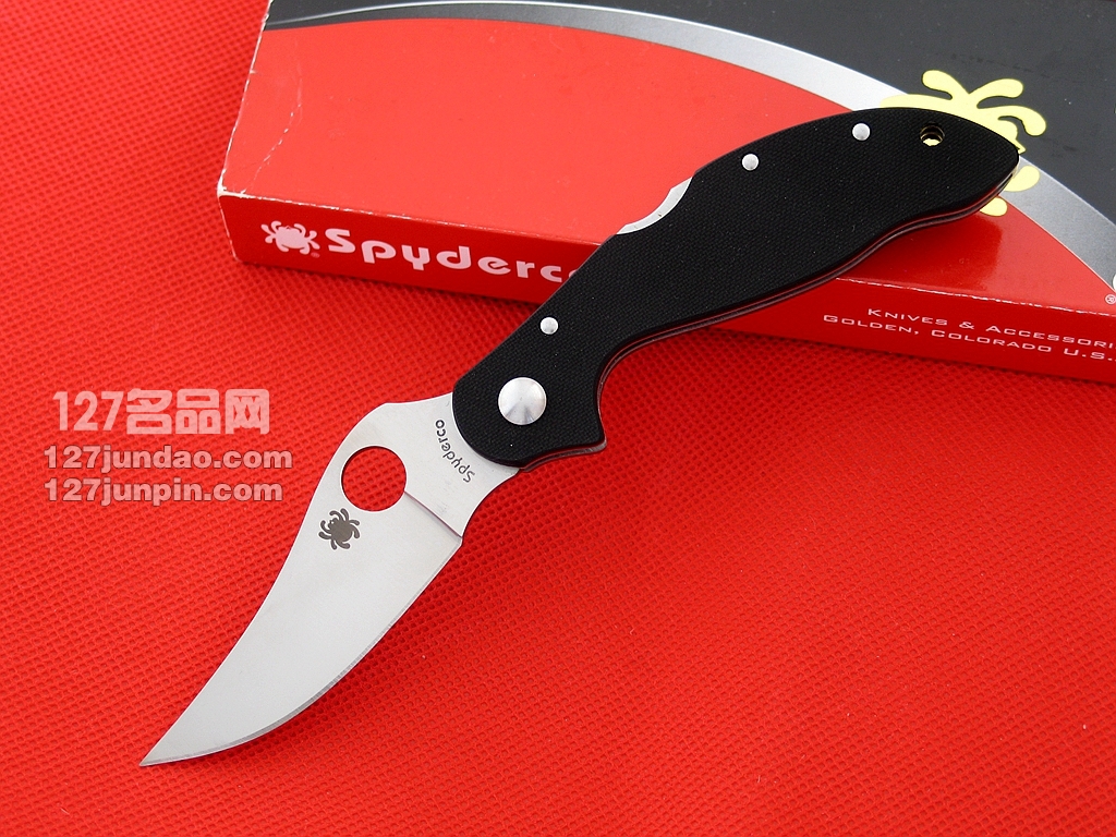 美国蜘蛛SPYDERCO C105GP2波斯二代 小号波斯风格折刀 127名品网