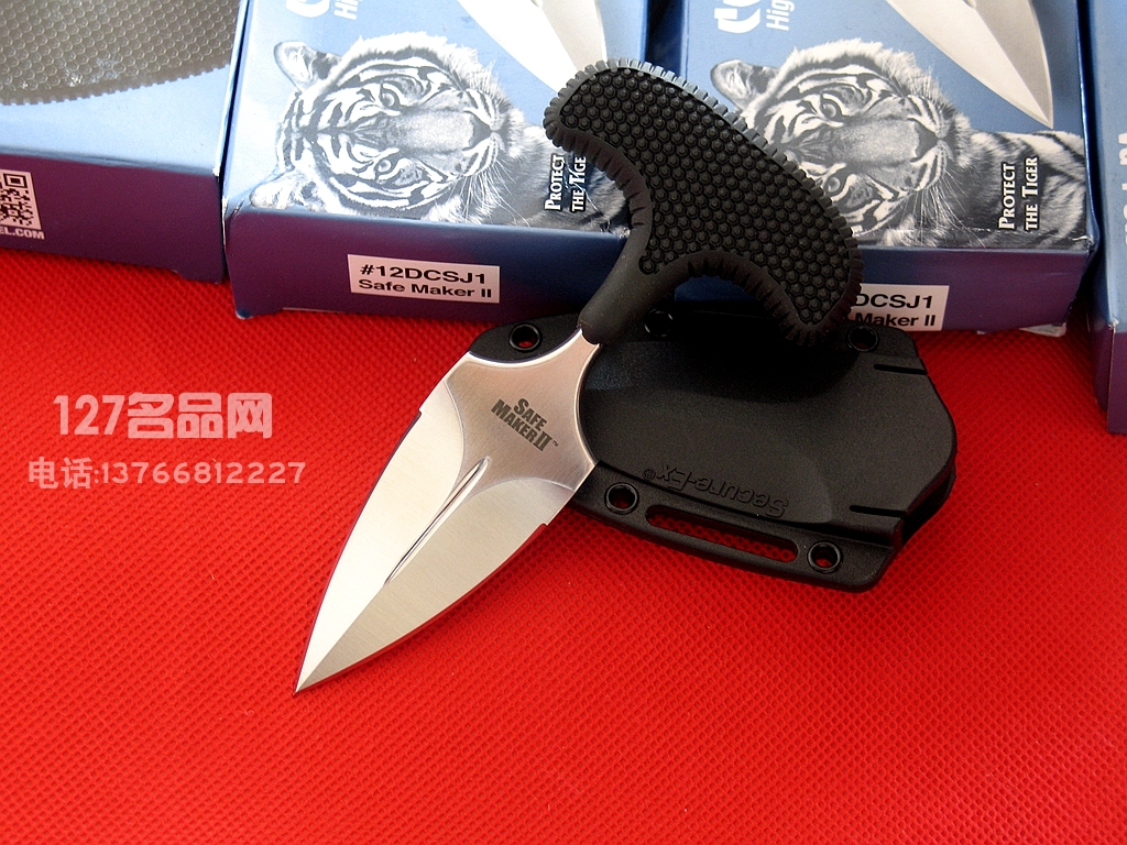 美国冷钢ColdSteel  12DCSJ1手刺 小号防身名刺刀 127名品网