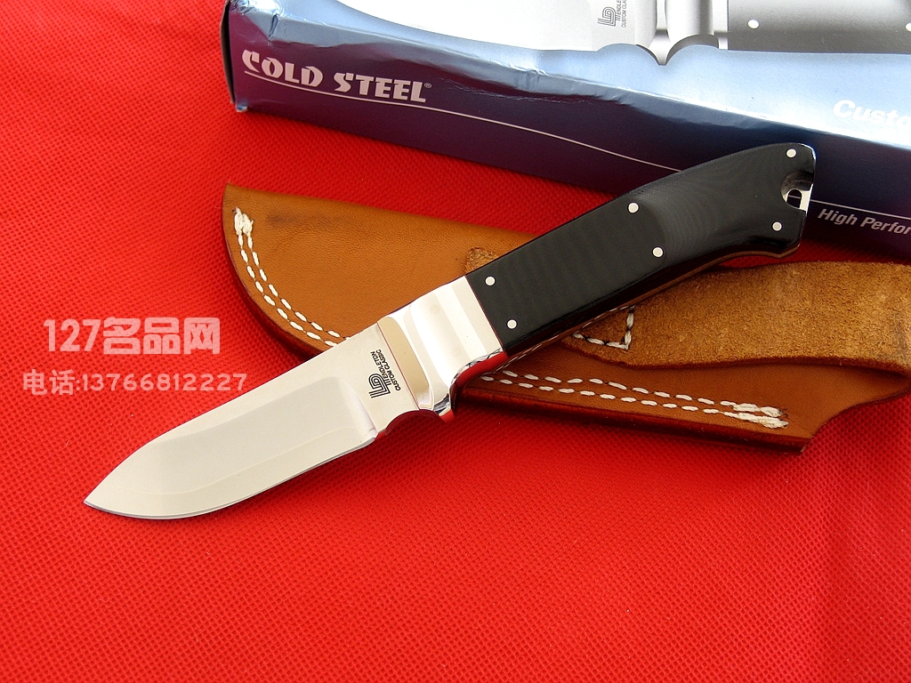 美国冷钢Cold Steel 60SPH彭德尔顿定制版猎刀 经典三美钢