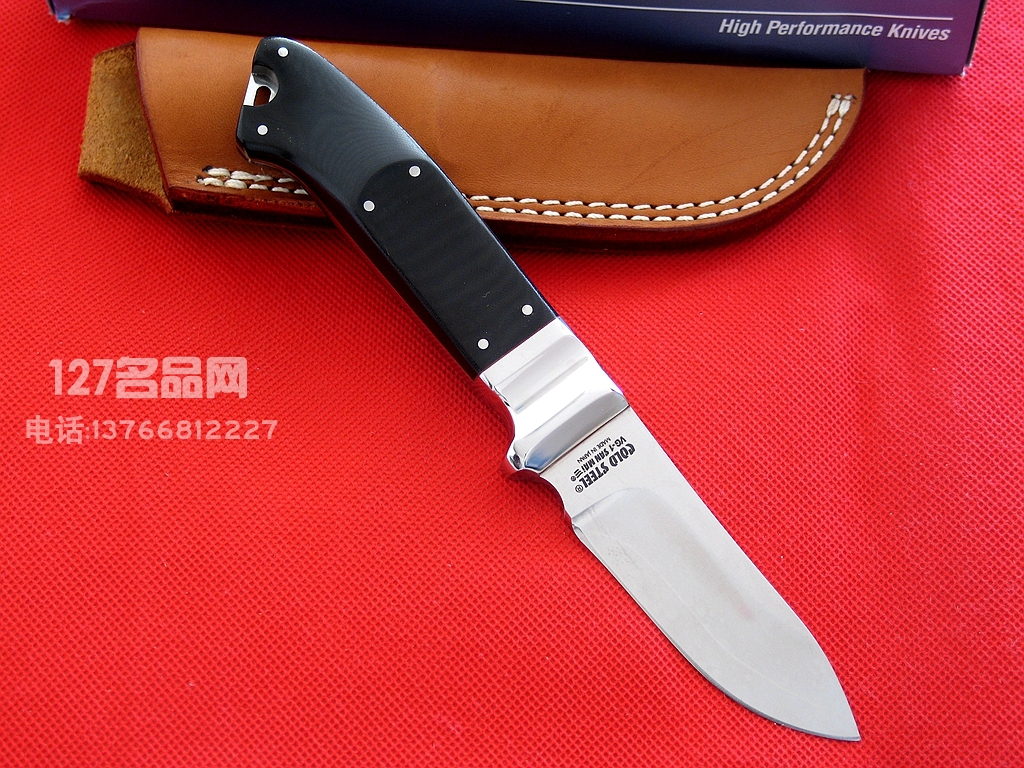 美国冷钢Cold Steel 60SPH彭德尔顿定制版猎刀 经典三美钢