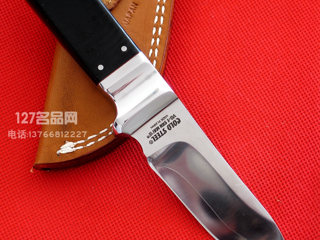 美国冷钢Cold Steel 60SPH彭德尔顿定制版猎刀 经典三美钢