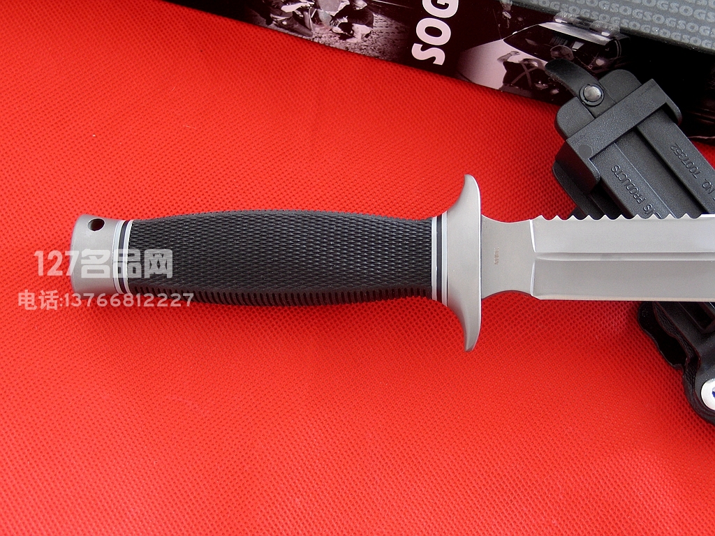 美国SOG 哨格D26B双刃直刀 索格战斗刀 世界名刀