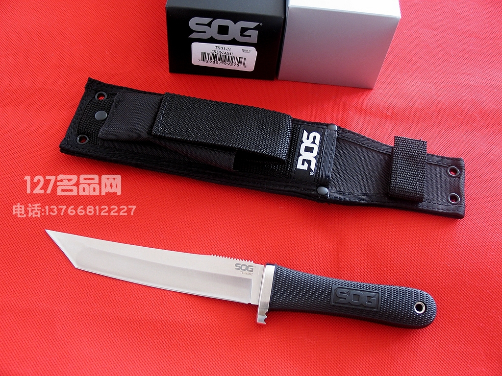 SOG 索格TS01-N 海啸 日式战术生存刀名刀 军刀 127名品