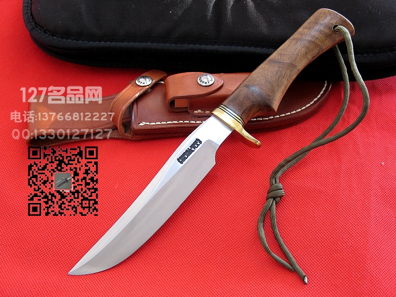 美国兰德尔手工刀核桃木柄猎人 世界名刀127名品