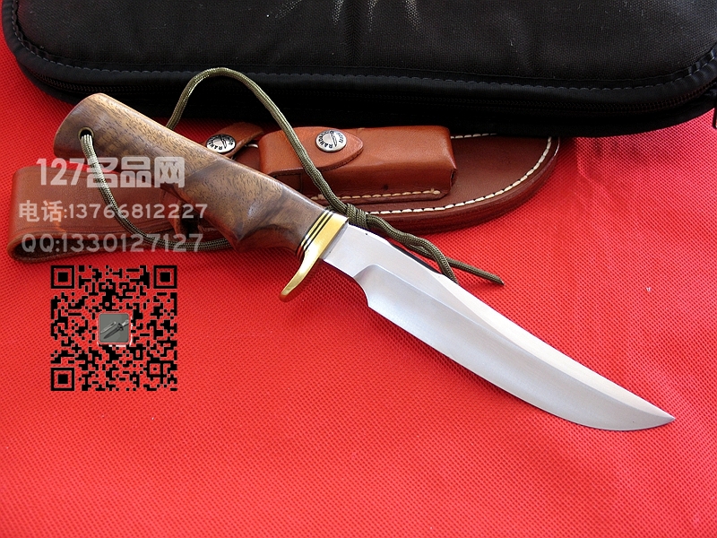 美国兰德尔手工刀核桃木柄猎人 世界名刀127名品
