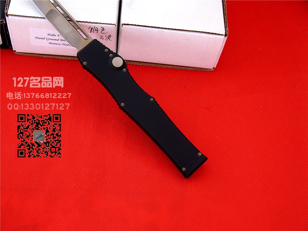 美国微技术MICROTECH V OTF剑标 噩梦同色石洗 定制版强力直跳