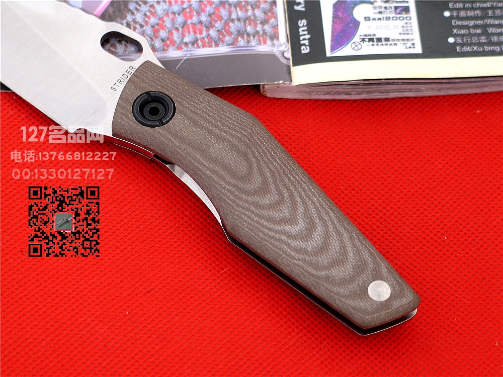 美国挺进者Strider SJ-75战术折刀世界名刀 127名品网