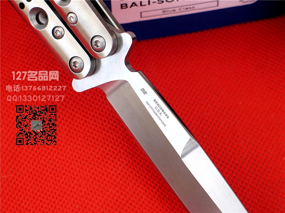 美国蝴蝶Benchmade 62甩刀D2钢 127名品网