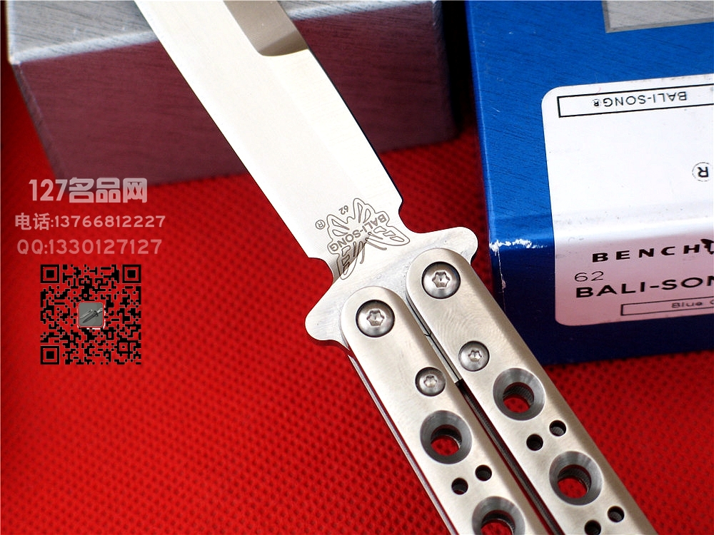 美国蝴蝶Benchmade 62甩刀D2钢 127名品网