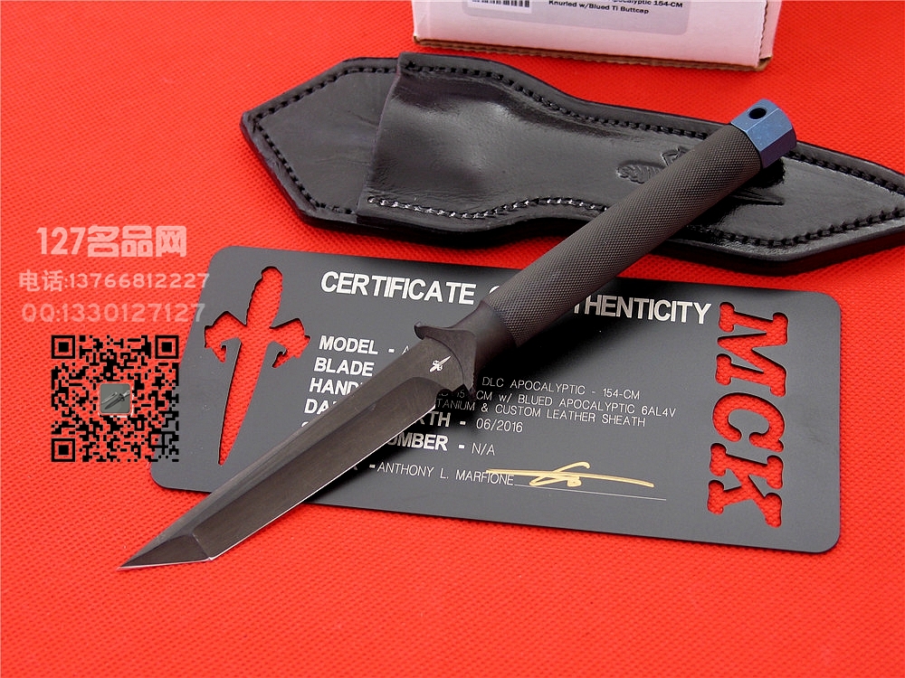 美国微技术Microtech剑标ADO一体钢战术刀 军刀127名品网