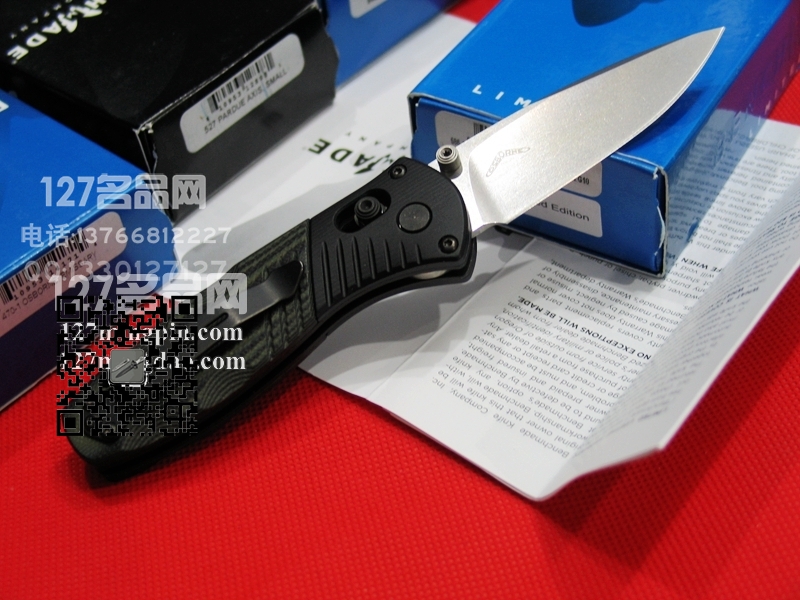 美国蝴蝶 Benchmade 586-1401特别限量版助力快开刀