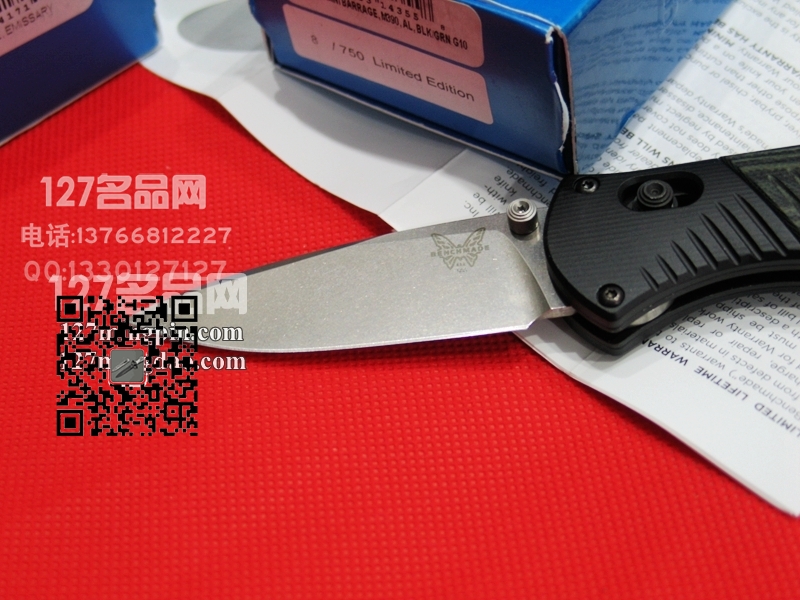 美国蝴蝶 Benchmade 586-1401特别限量版助力快开刀