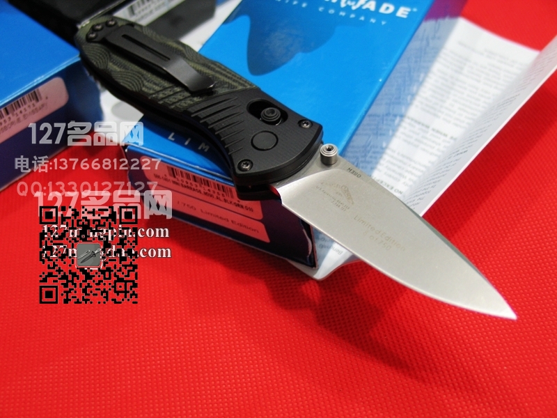 美国蝴蝶 Benchmade 586-1401特别限量版助力快开刀