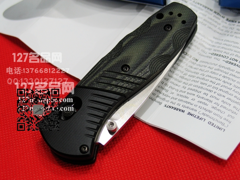 美国蝴蝶 Benchmade 586-1401特别限量版助力快开刀