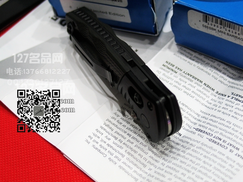 美国蝴蝶 Benchmade 586-1401特别限量版助力快开刀