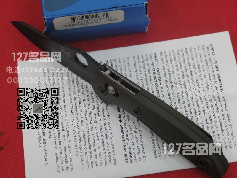 美国蝴蝶 Benchmade 555BKHGOD