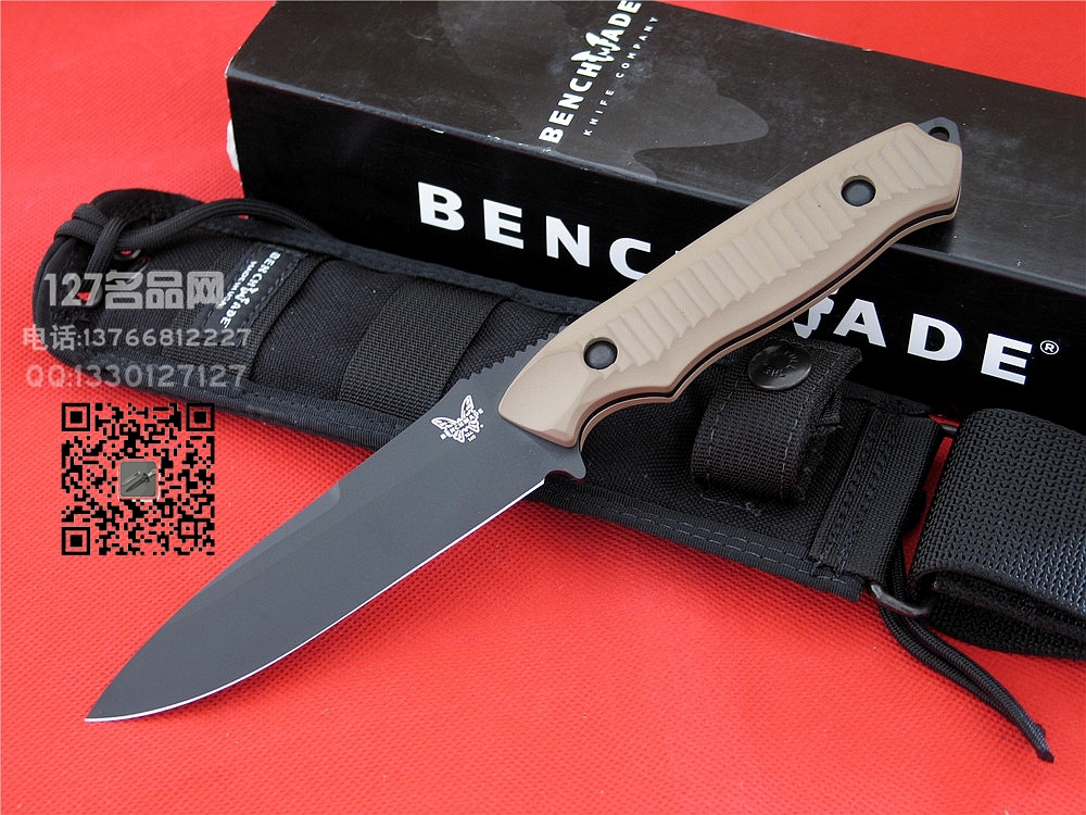 美国蝴蝶BENCHMADE 140BKS猎虎沙色柄127名品网