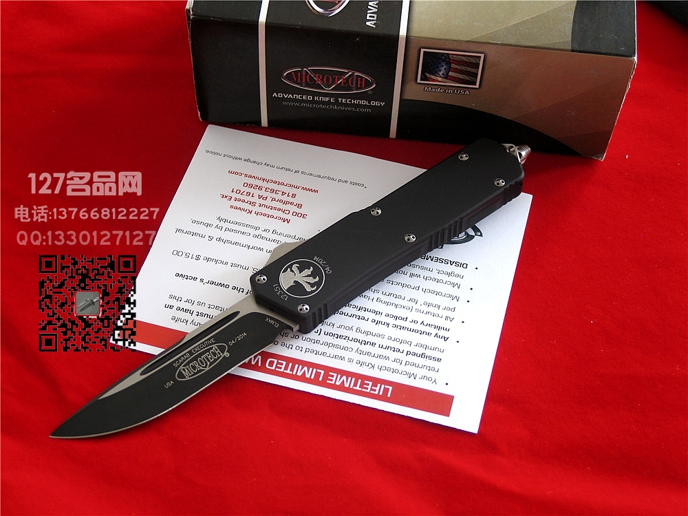 美国微技术MICROTECH 176-1圣甲虫水滴头单锋全刃直跳