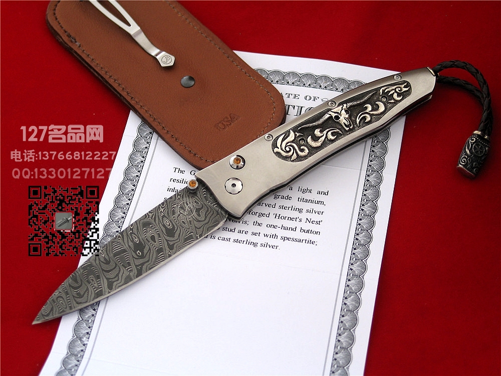 William Henry 美国威廉亨利 B30 LONGHORN大马士革限量版