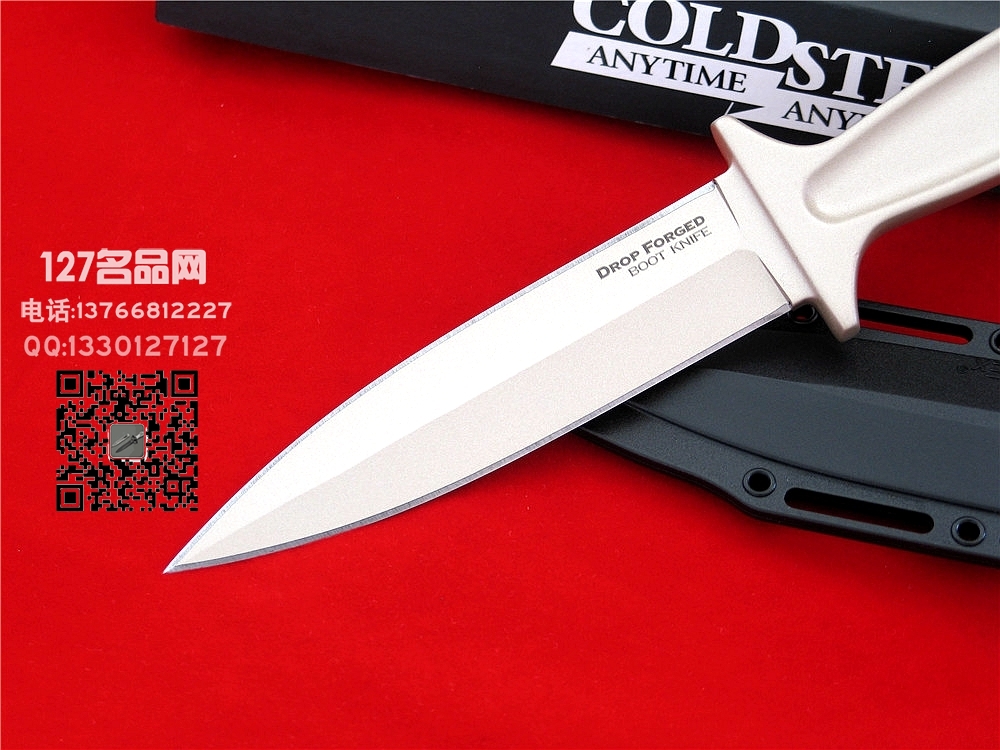 美国冷钢Cold Steel 36MB BOOT KNIFE 52100高碳钢锻造一体靴刀