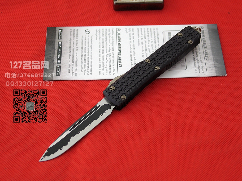 美国微技术MICROTECH 121定制版自动刀 世界名刀