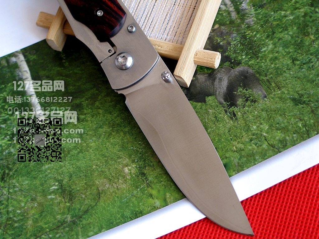 瑞典Fallkniven FK P3GC檀木柄3G钢皇家折刀 福克尼文 127名品网