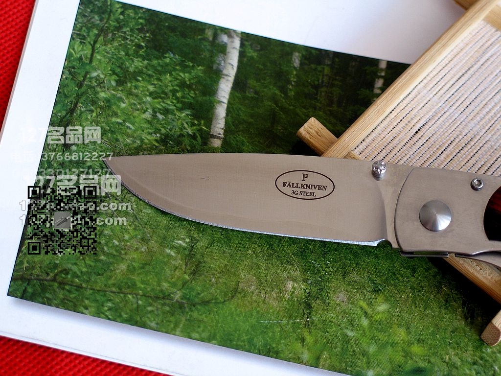 瑞典Fallkniven FK P3GC檀木柄3G钢皇家折刀 福克尼文 127名品网