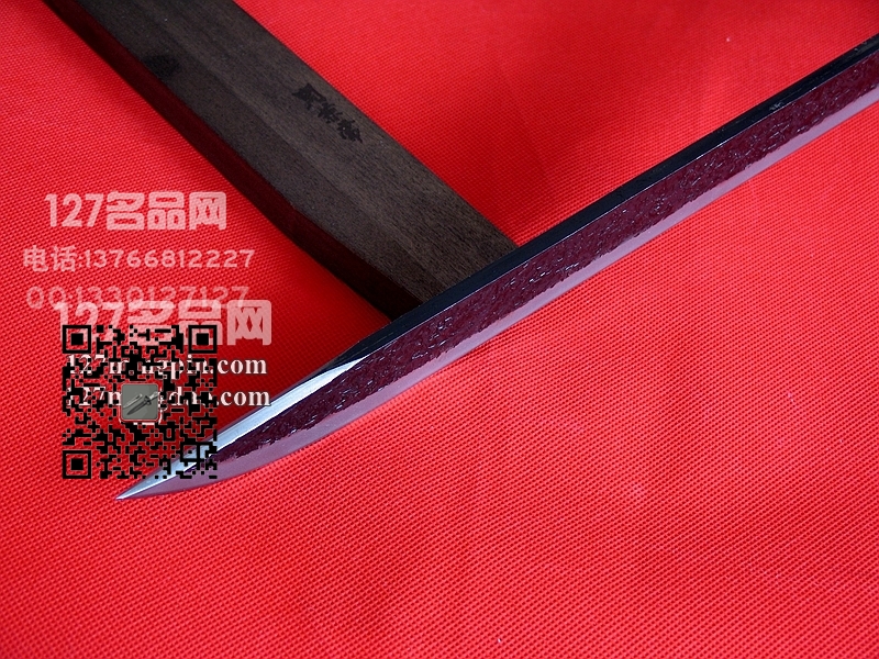 Kanetsune关兼常 KB-154大型手工刀 白紙钢象木柄  