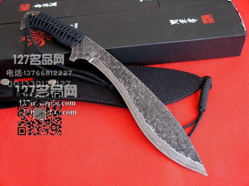 Kanetsune日本关兼常 KB-155狗腿 21层S-85C高碳钢手工大马刃