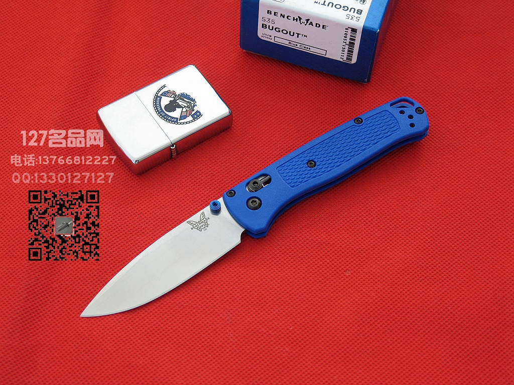 BENCHMADE蝴蝶535蓝色型折刀127世界名刀