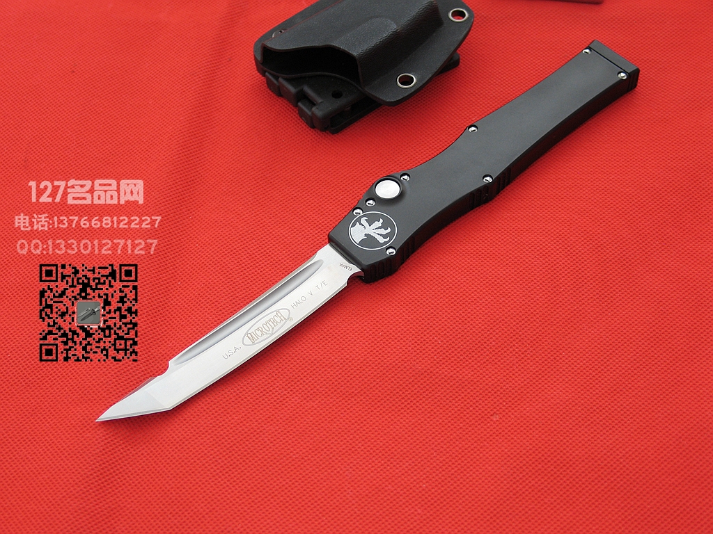 微技术Microtech H.A.L.O V150军用版超弹力直跳名刀