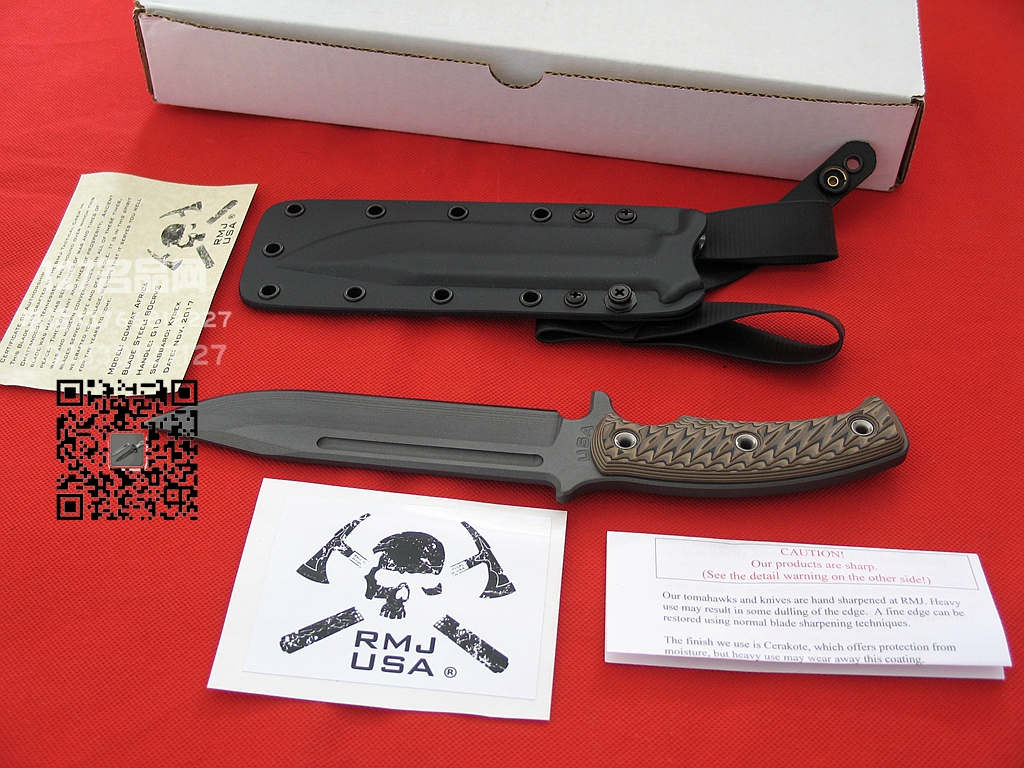 美国RMJ COMBAT AFRICA-DO非洲战斗刀 127名品