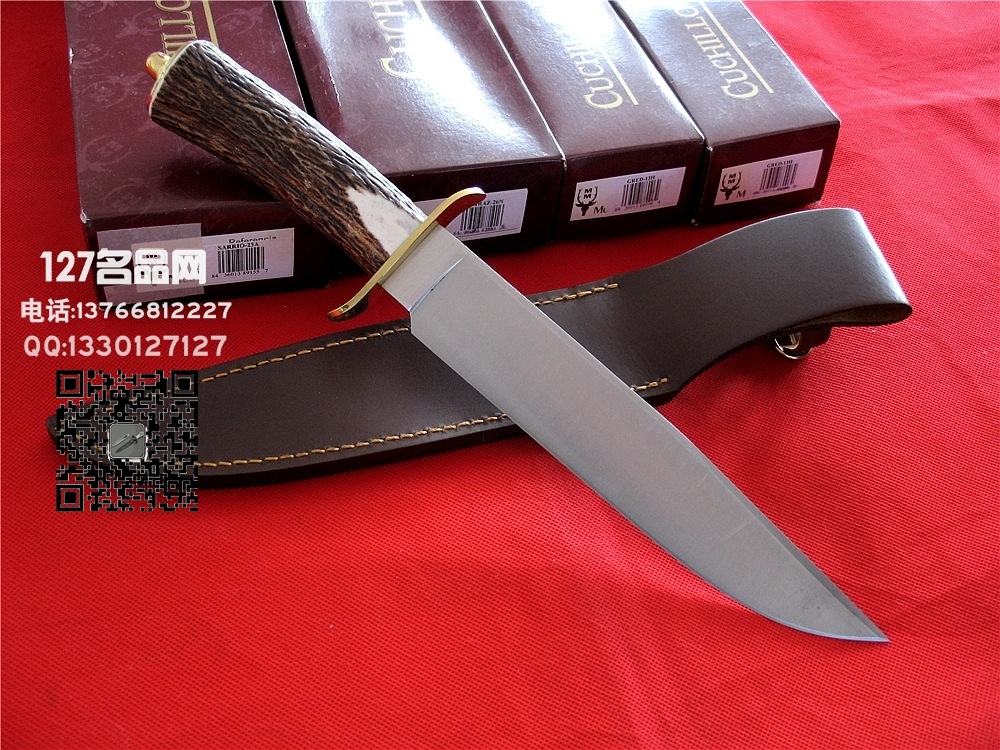 Muela西班牙鹿牌SARRIO-23A手工刃狩猎刃127名品网