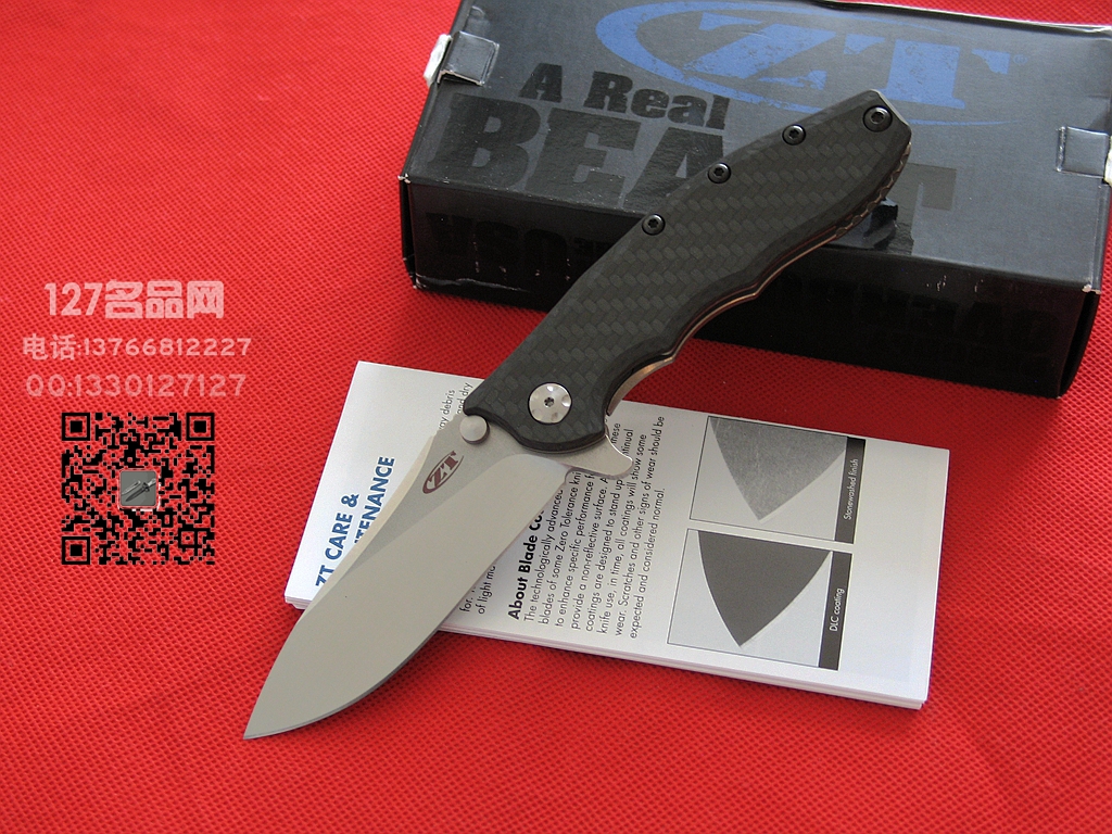 ZT 零误差0562CF碳纤维柄CTS-204P钢限量版折刀