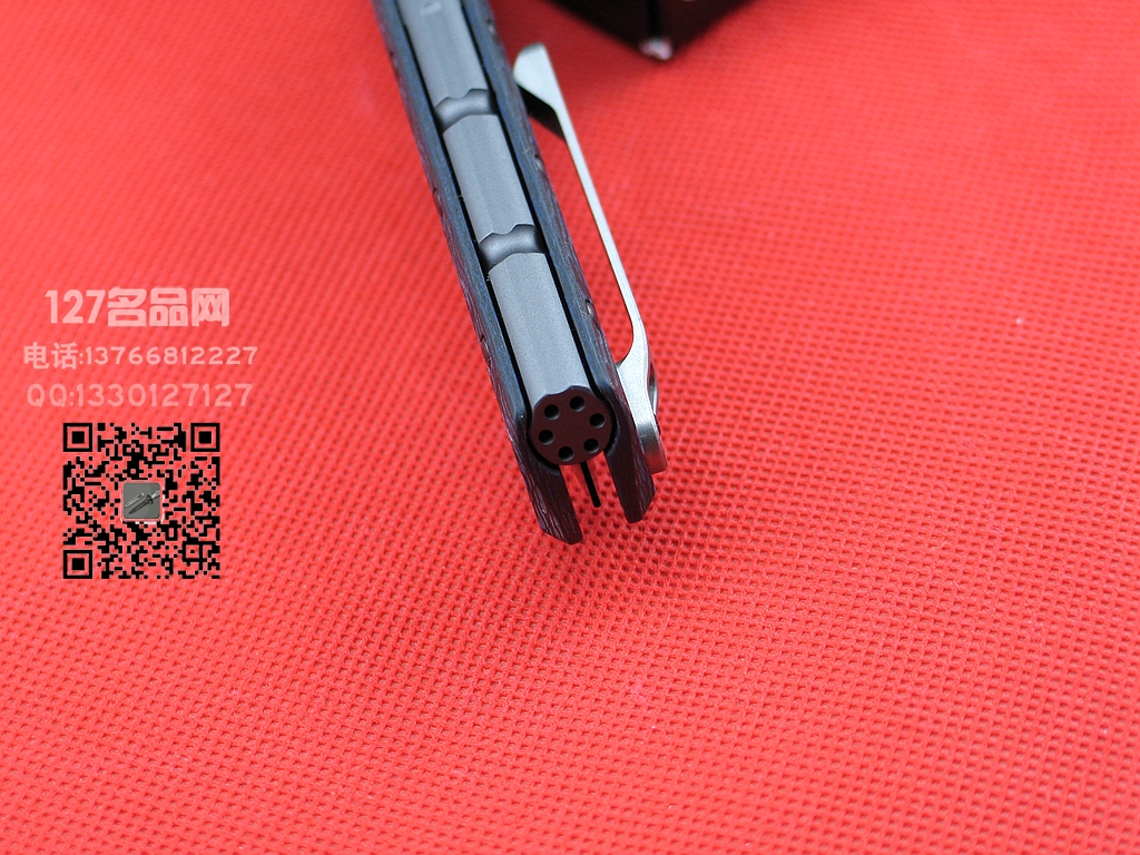 美国ZT零误差 0850BLUE CF碳纤维柄CPM 20CV钢战术刀