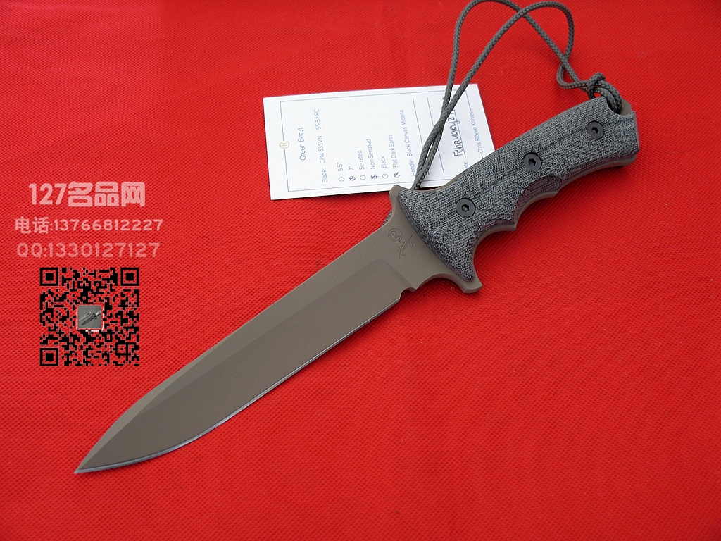 Chris Reeve克里斯里夫Knives: Green Beret7贝雷帽特种部队战术刀